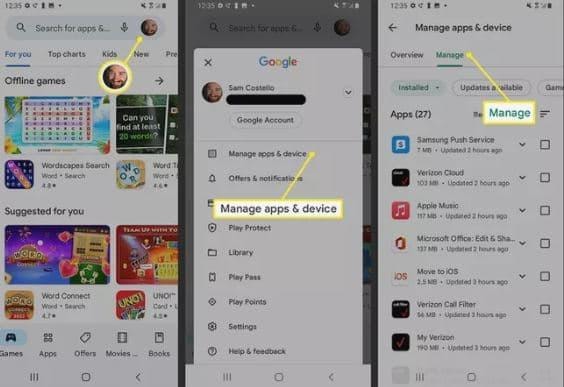 xóa ứng dụng trên điện thoại Android, cách xóa ứng dụng trên điện thoại, điện thoại Android, giải phóng dung lượng