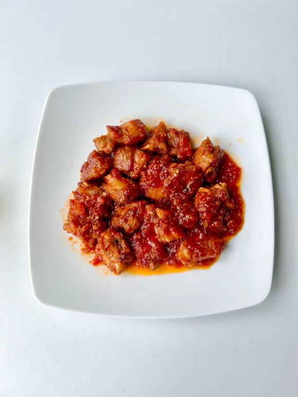 sườn xào chua ngọt, công thức sườn xào chua ngọt, món ngon từ sườn
