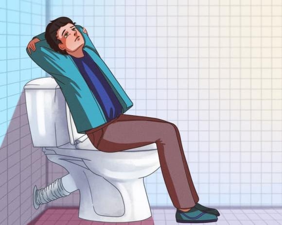 bồn cầu, ngồi vệ sinh ở bồn cầu, kiến thức 