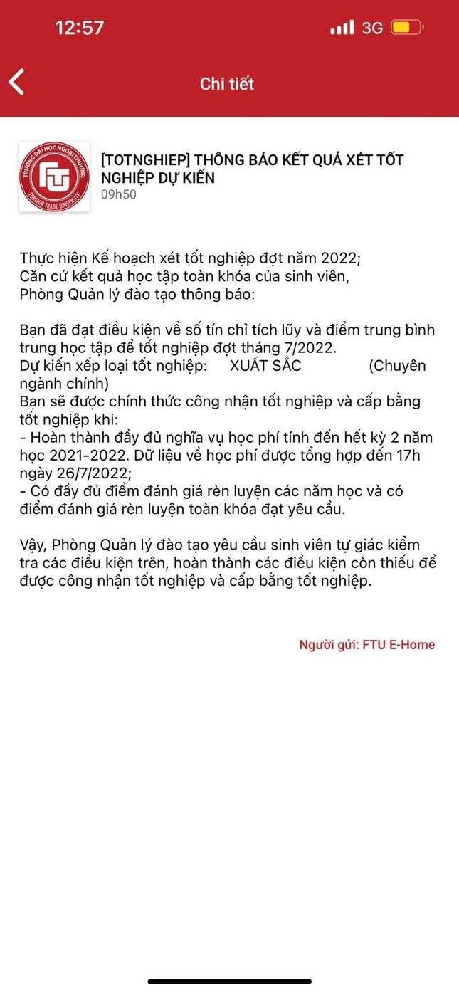 Lương Thùy Linh khoe thành tích tốt nghiệp ĐH Ngoại thương loại xuất sắc - Ảnh 2.