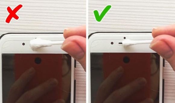 loa điện thoại, cách khắc phục dè loa, cách vệ sinh loa điện thoại 