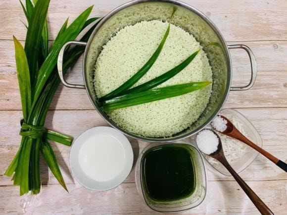 xôi lá nếp, cách làm xôi lá nếp, các món xôi 