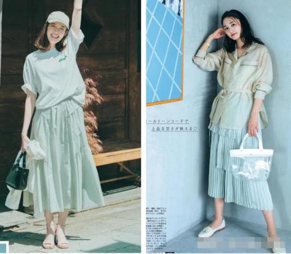 màu xanh lá cây, thời trang, phối đồ màu xanh