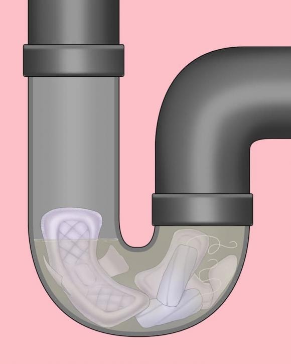 tắc bồn cầu, những thứ không nên thả xuống bồn cầu, cách thông tắc bồn cầu 
