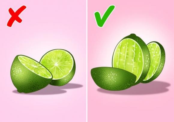 cắt chanh, mẹo cắt chanh nhiều nước, mẹo vặt, mẹo thực phẩm, mẹo nhà bếp