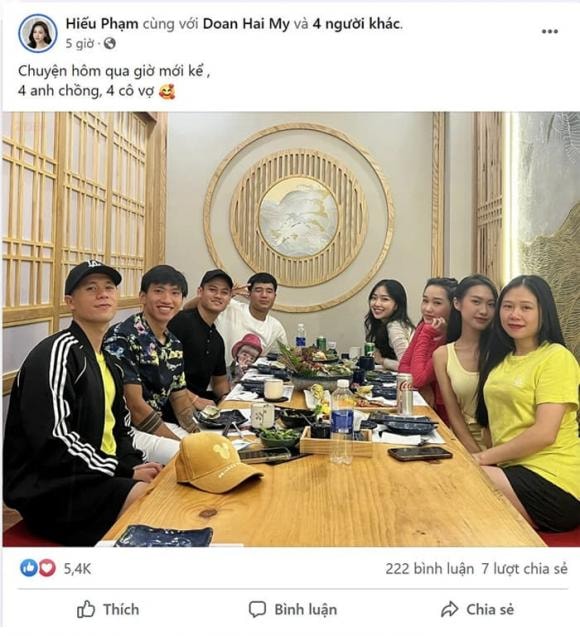 Đoàn Văn Hậu, Hà Đức Chinh, Đình Trọng, Hồ Tấn Tài