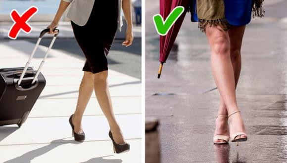 giày cao gót, đau chân khi đi giày cao gót, kiến thức 