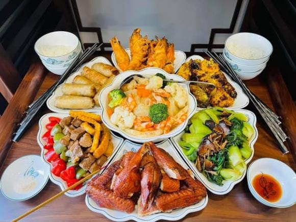 mâm cúng rằm, mâm cơm cúng rằm, cơm cúng rằm tháng 7, rằm tháng 7 