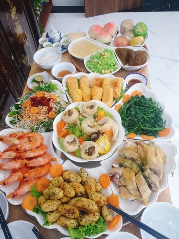 mâm cúng rằm, mâm cơm cúng rằm, cơm cúng rằm tháng 7, rằm tháng 7 