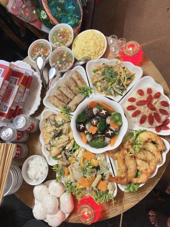 mâm cúng rằm, mâm cơm cúng rằm, cơm cúng rằm tháng 7, rằm tháng 7 