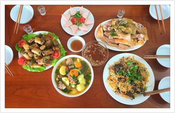 mâm cúng rằm, mâm cơm cúng rằm, cơm cúng rằm tháng 7, rằm tháng 7 