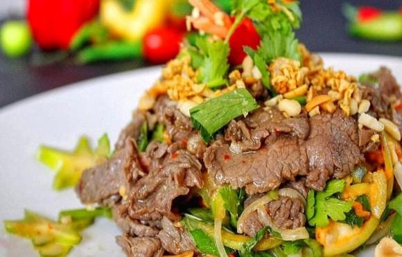 Bò bóp thấu, cách làm bò bóp thấu, món ngon 