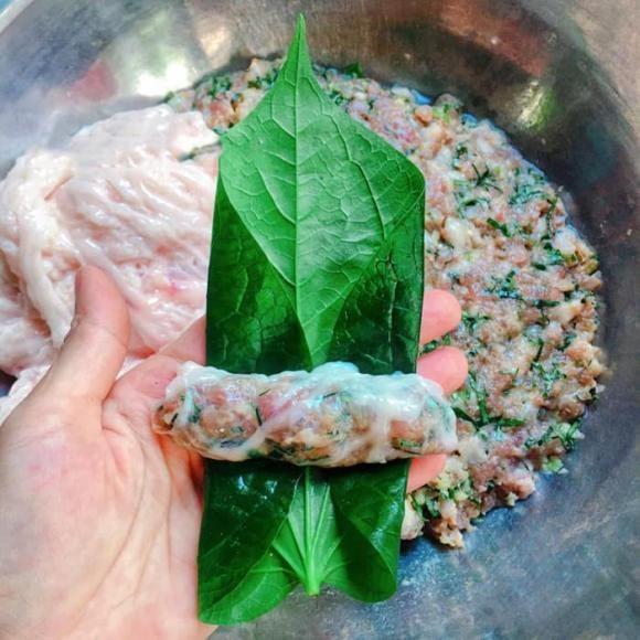 bò nướng lá lốt mỡ chài, công thức làm bò nướng lá lốt mỡ chài, món ngon từ thịt bò
