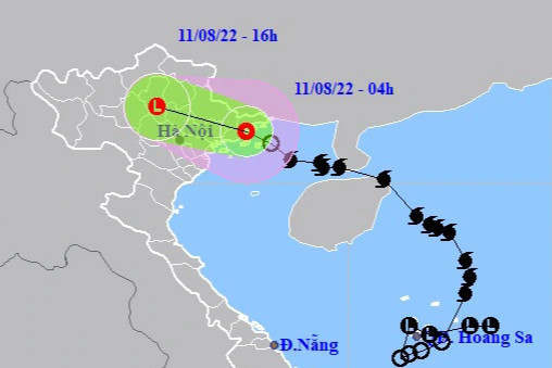 Bão số 2 suy yếu thành áp thấp nhiệt đới, đi vào Quảng Ninh - Hải Phòng - 1