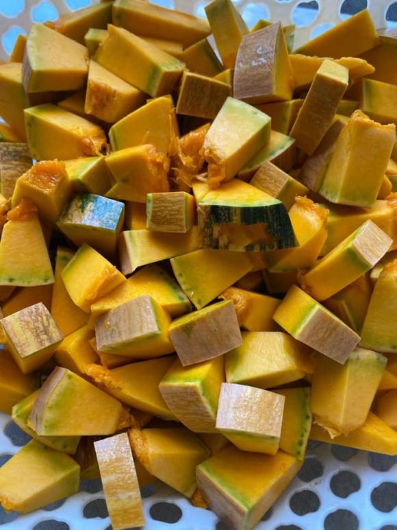 chè bí đỏ, món ngon từ bí đỏ, công thức nấu chè bí đỏ