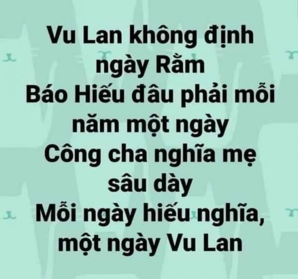 Lễ Vu Lan, Lễ Vu Lan của sao việt, sao việt 