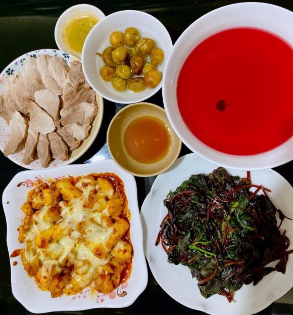 mâm cơm nhà, tối nay ăn gì, mâm cơm ngon 