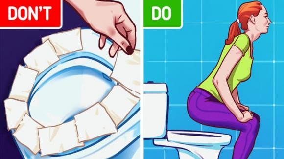 bồn cầu, sử dụng bồn cầu, kiến thức