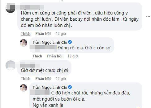 Linh Chi, Linh Chi ngộ độc, sao việt 