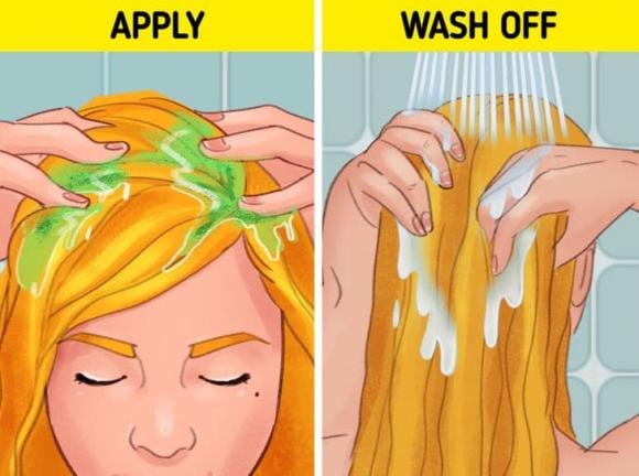 tóc đẹp, tóc dày, mặt nạ tóc, mẹo làm dày tóc, cải thiện tình hình tóc, chăm sóc tóc