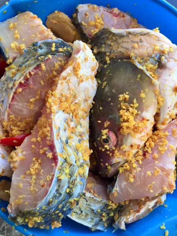Cá trắm kho ba chỉ, công thức Cá trắm kho ba chỉ , món ngon từ cá