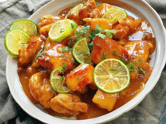 thịt gà, thịt gà sốt, món ngon 