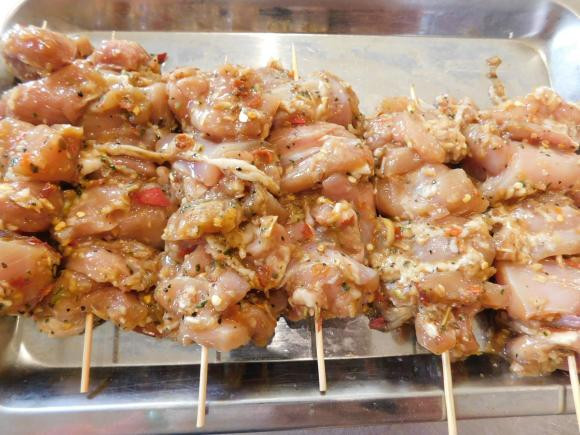 thịt xiên, cách làm thịt xiên, món ngon 