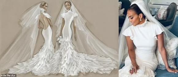 Jennifer Lopez, váy cưới của Jennifer Lopez, sao Hollywood