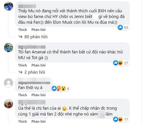 Arsenal, Hoàng Yến Chibi, MU