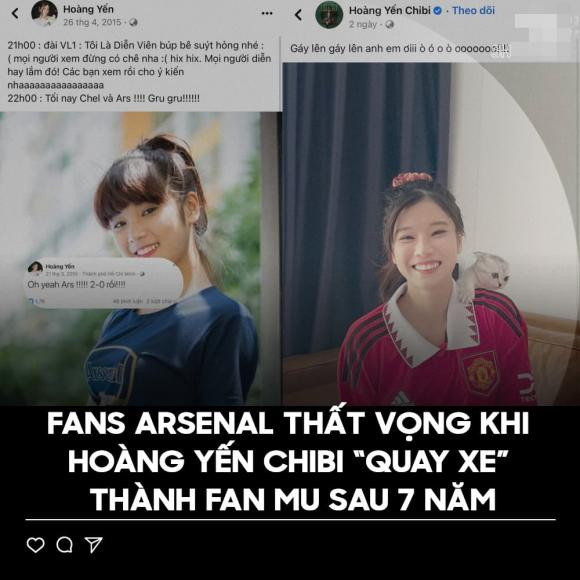 Arsenal, Hoàng Yến Chibi, MU
