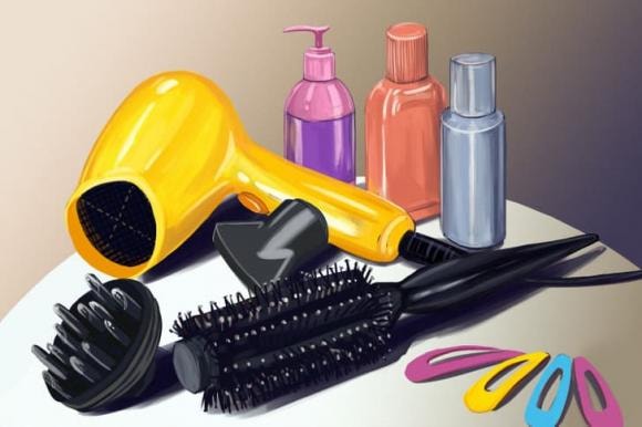 sấy tóc, cách sấy tóc, hướng dẫn sấy tóc, làm đẹp 