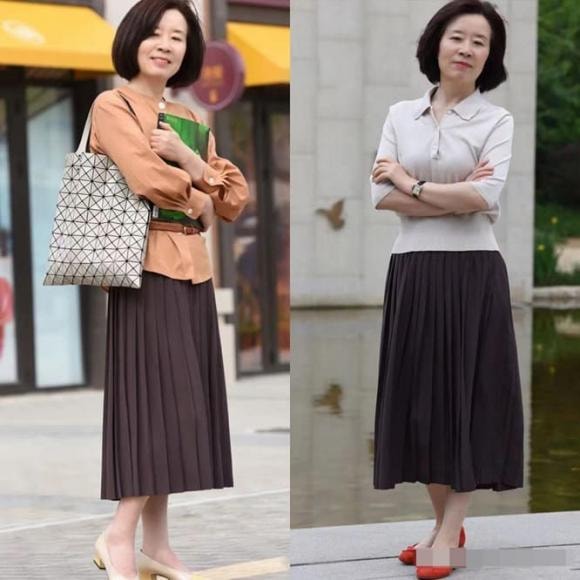 bộ váy, chân váy đẹp, thời trang trung niên
