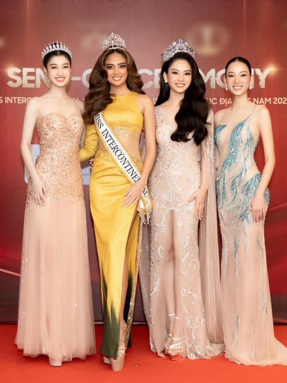 Miss Intercontinental 2021, á hậu Bảo Ngọc, sao Việt, hoa hậu Cinderella Faye Obeñita