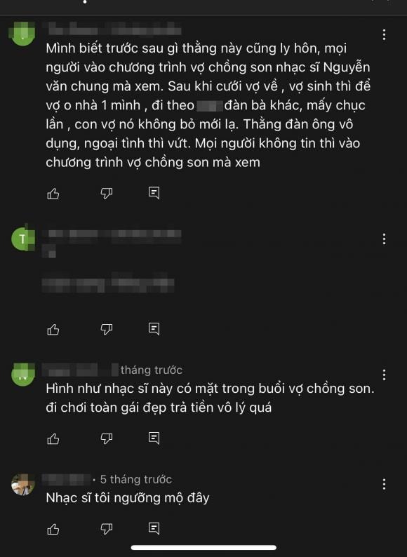 Nhật ký của mẹ, Nguyễn Văn Chung, Nguyễn Văn Chung ly hôn 