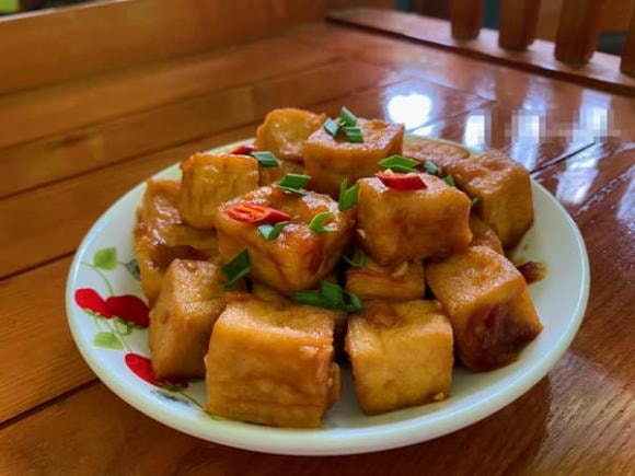 đậu sốt, cách làm đậu sốt, món ngon 