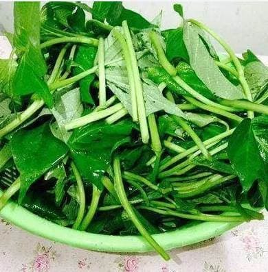 lá khoai lang, xào rau, mẹo nấu ăn