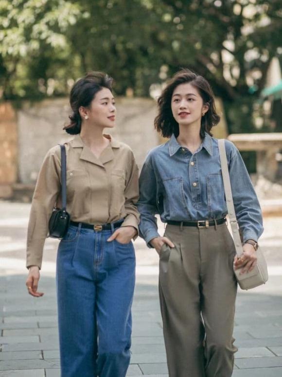 sơ mi, thời trang thu, phối đồ đẹp, mặc đẹp
