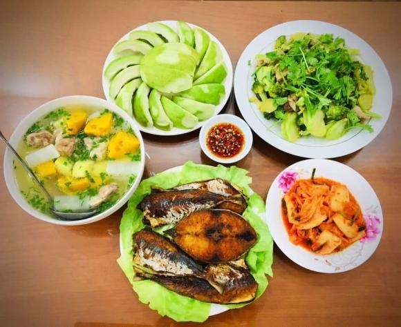 mâm cơm, mâm cơm ngày mưa, món ngon 
