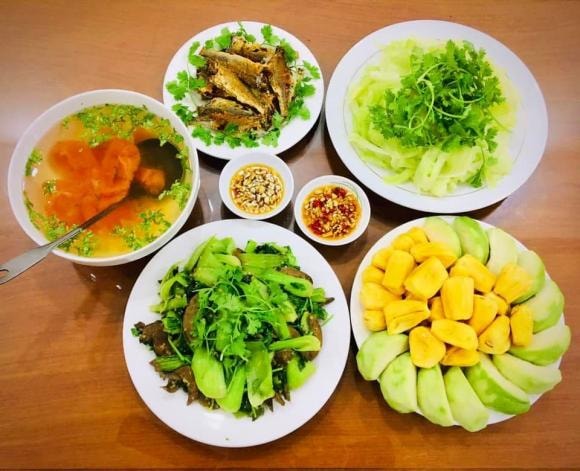mâm cơm, mâm cơm ngày mưa, món ngon 