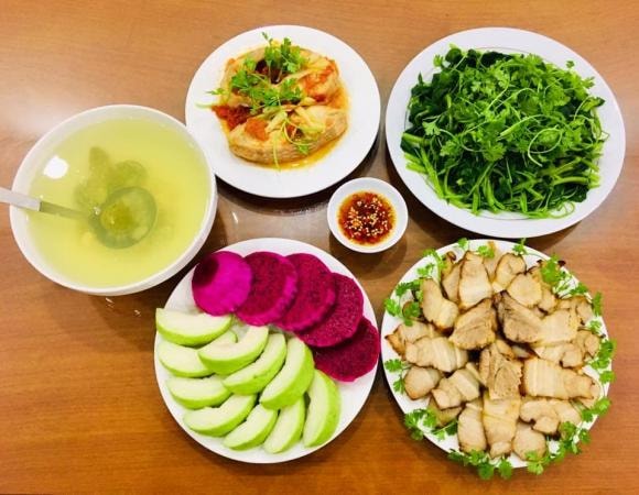 mâm cơm, mâm cơm ngày mưa, món ngon 
