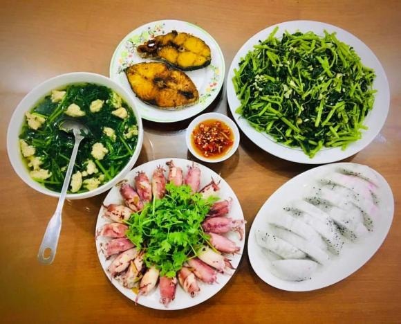 mâm cơm, mâm cơm ngày mưa, món ngon 