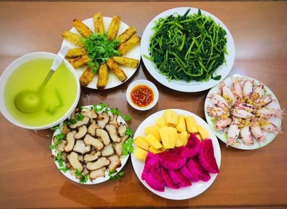 mâm cơm, mâm cơm ngày mưa, món ngon 