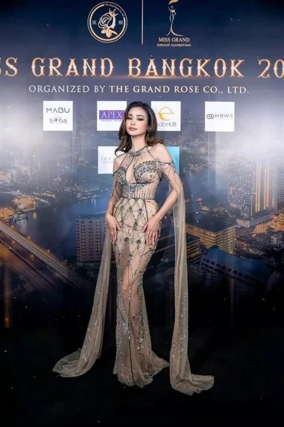 Miss Grand Thailand Engfa Waraha, á hậu Thảo Nhi Lê, sao Việt