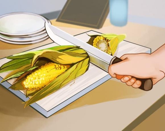 lò vi sóng, nấu ngô, luộc ngô, mẹo nấu ăn