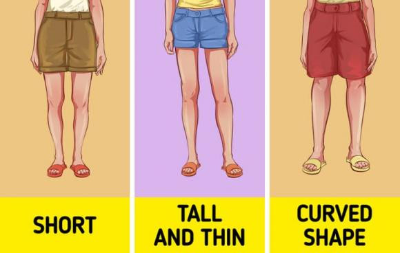 mẹo chọn quần short theo dáng người 0 quần short, mẹo chọn quần short, dáng người, mẹo chọn quần short theo dáng người