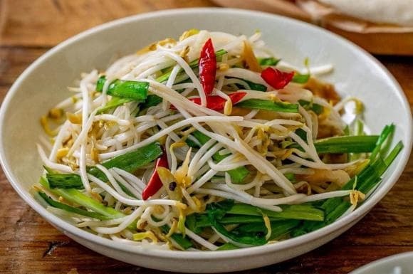 xào giá đỗ, giá đỗ, dạy nấu ăn, mẹo nấu ăn