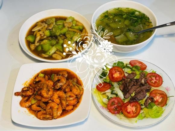 vợ cũ Vũ Duy Khánh, DJ Tiên Moon, mâm cơm ngon