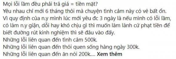 tình yêu, giới trẻ, nộp phạt cho người yêu 