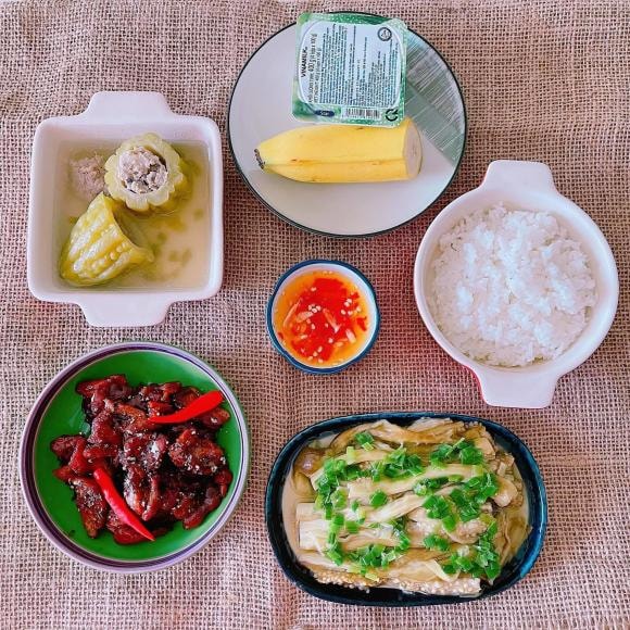 mâm cơm ngon, mâm cơm ở cữ, chồng nấu cơm cho vợ