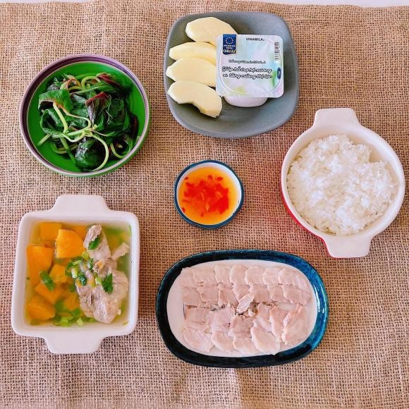 mâm cơm ngon, mâm cơm ở cữ, chồng nấu cơm cho vợ
